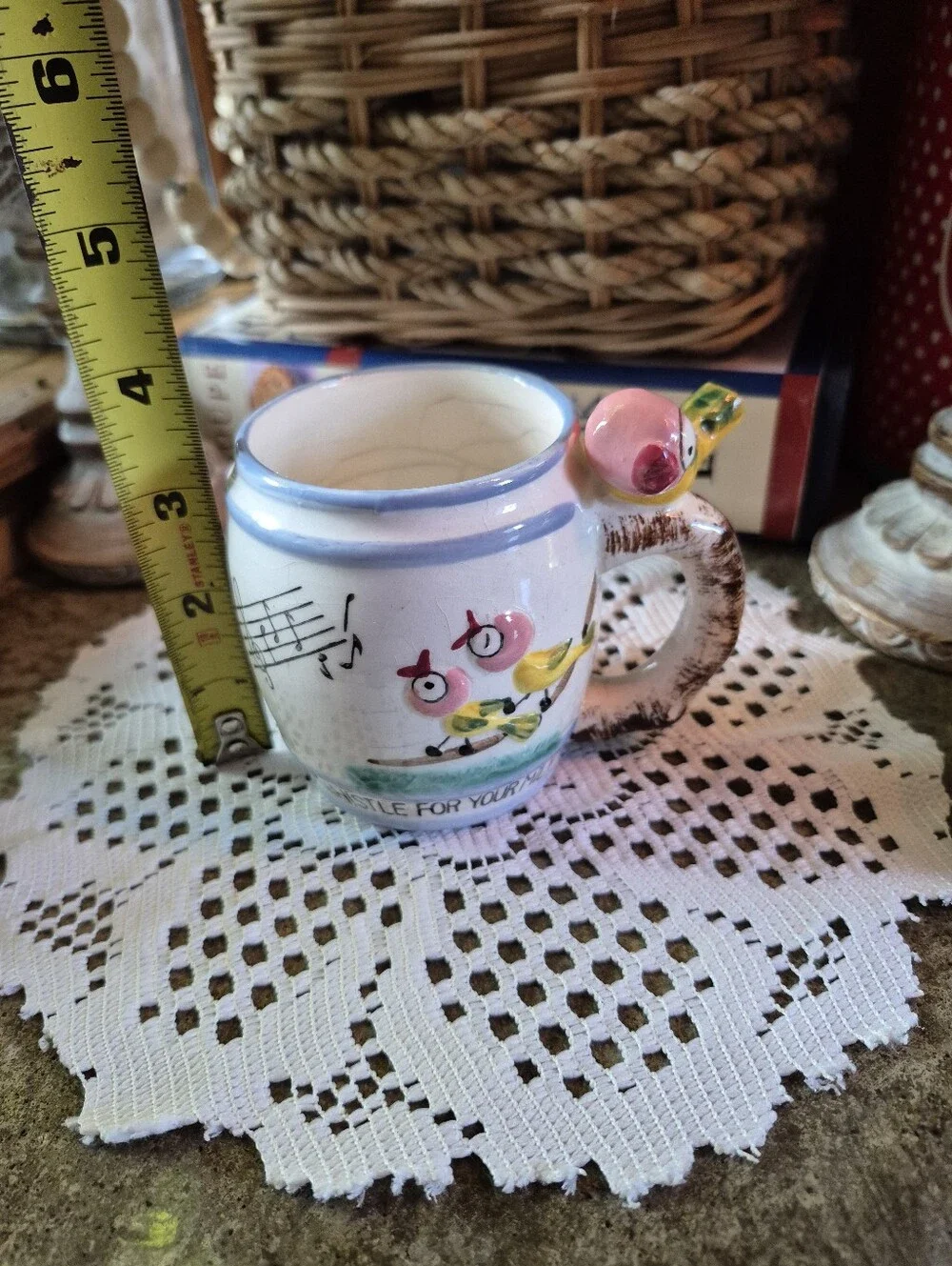 Vintage 1950s Hand-painted 